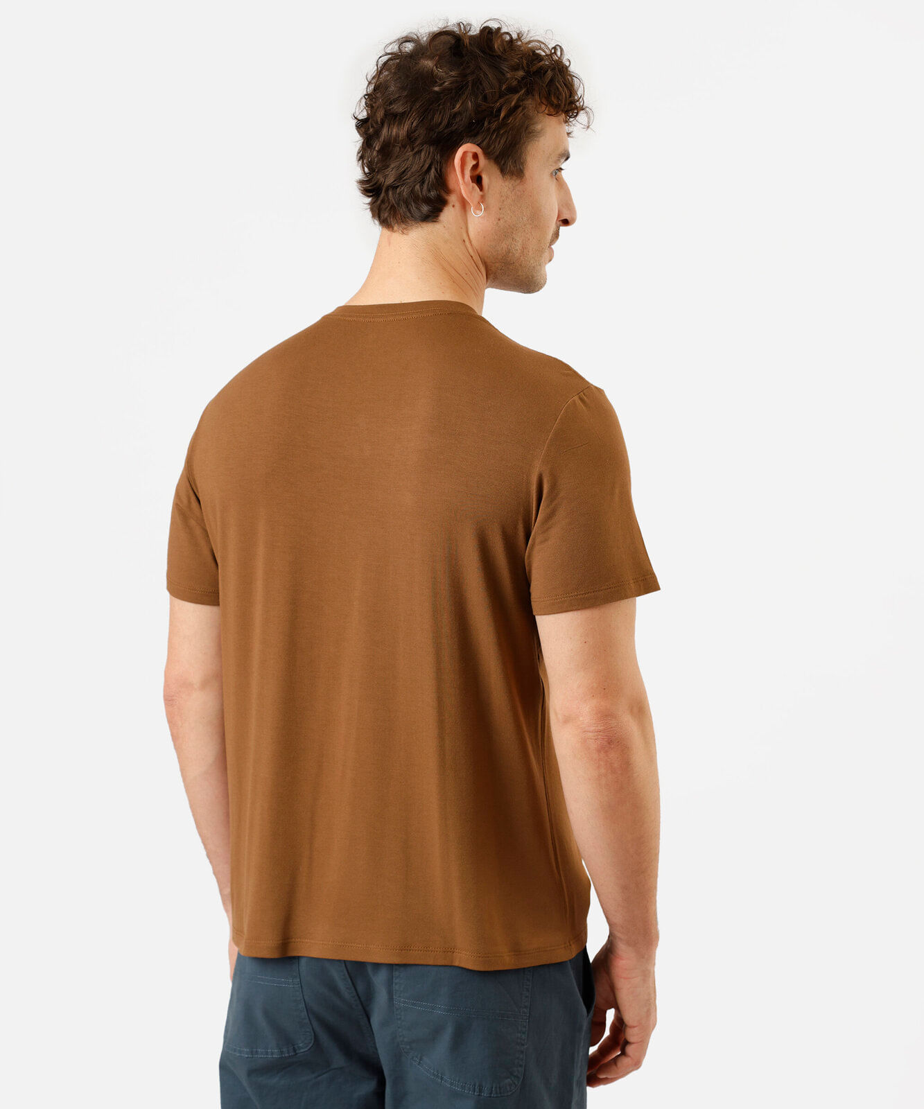 camiseta masculina airtech marrom