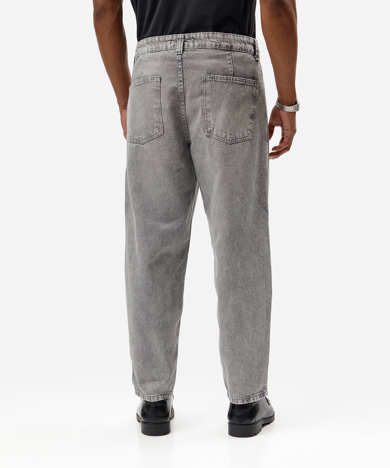 calça chino masculina jeans cinza