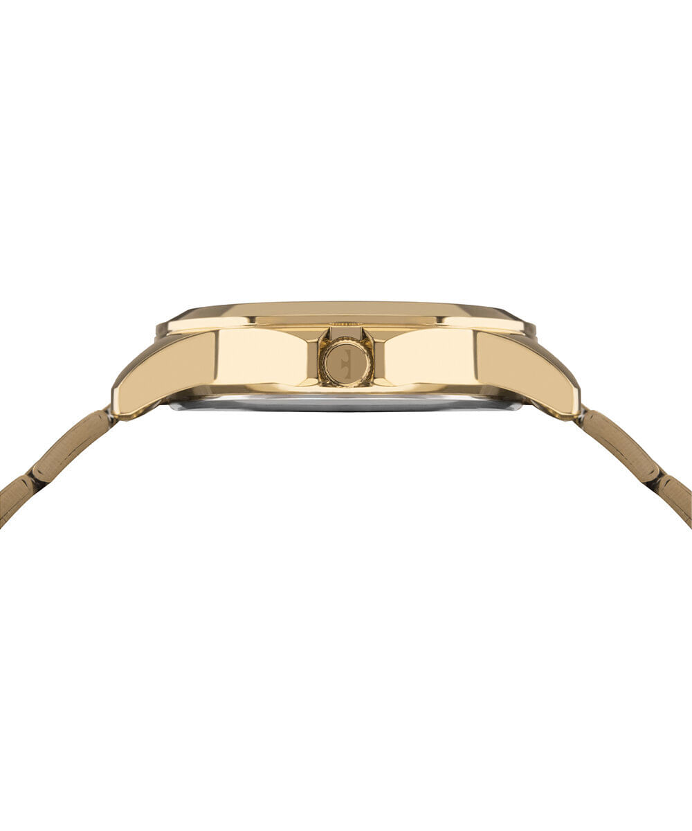 kit relógio masculino technos analógico 2115uax k1x dourado
