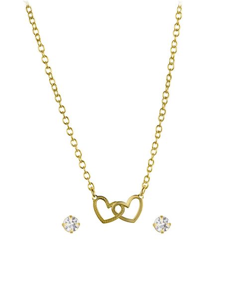 kit relógio feminino lince analógico lrgh001l34 kafrc2kx dourado