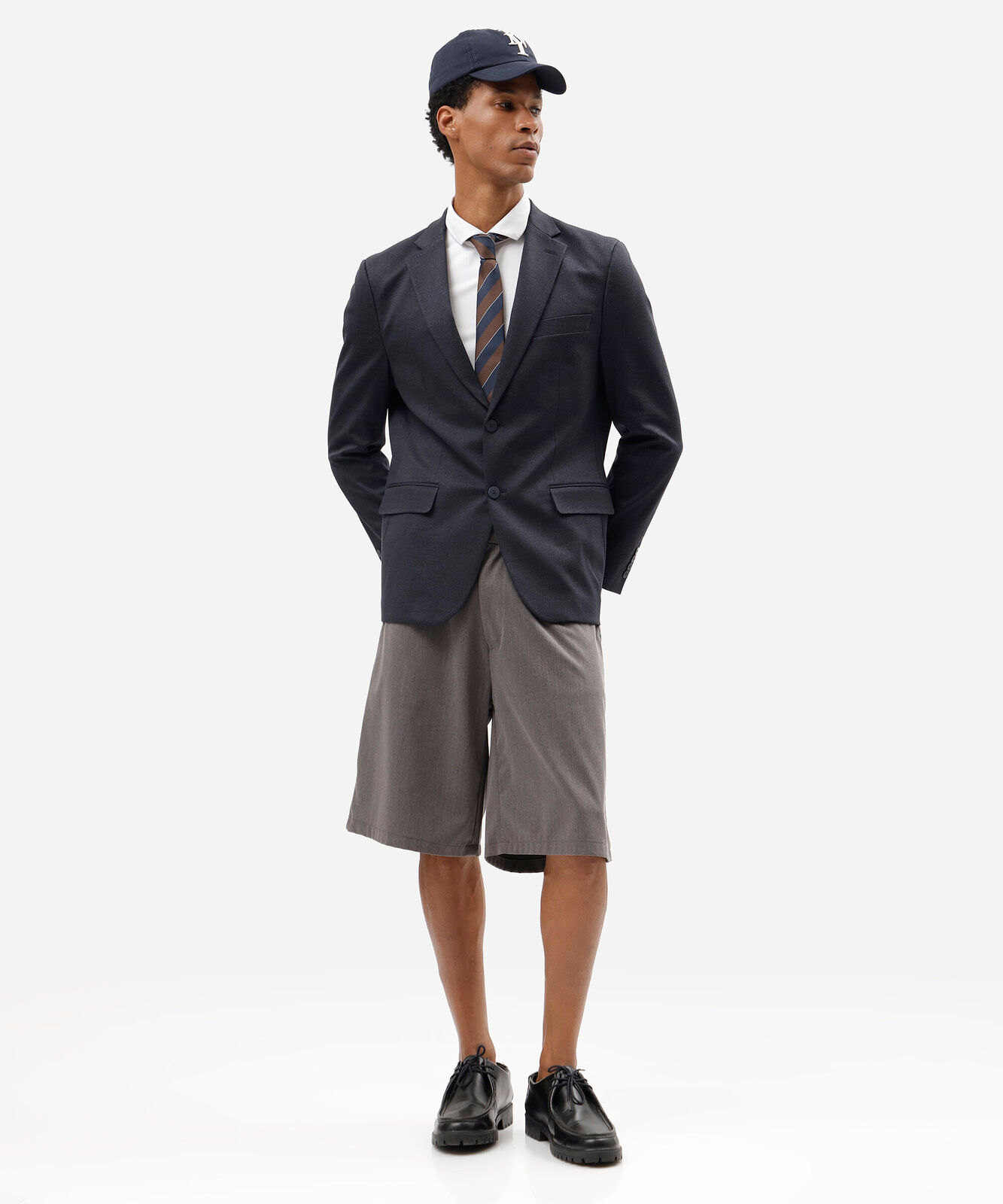 blazer de alfaiataria masculino azul