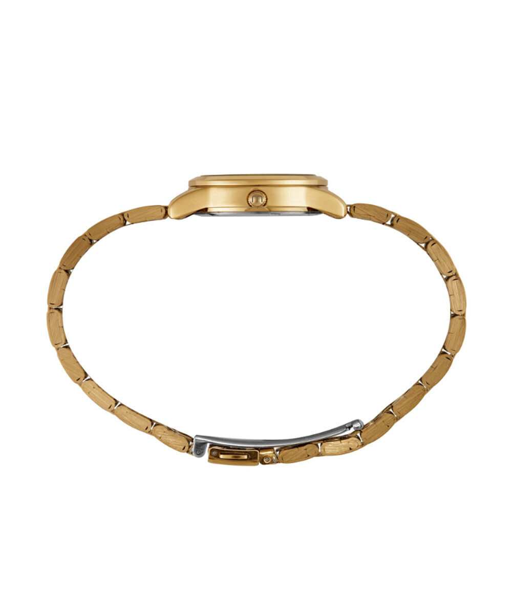 kit relógio feminino mondaine analógico 99913lpmkde1k1 dourado