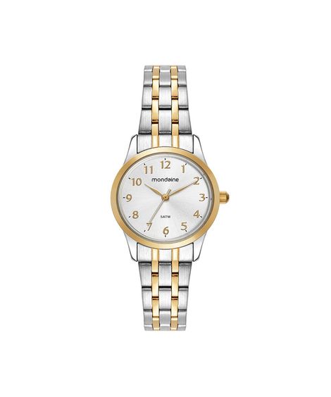 kit relógio feminino mondaine analógico 99913lpmkbe3k1 prateado