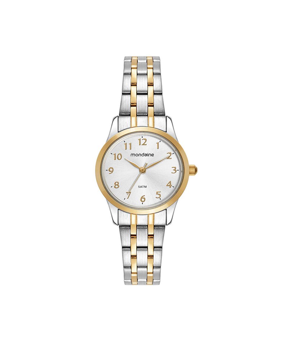 kit relógio feminino mondaine analógico 99913lpmkbe3k1 prateado