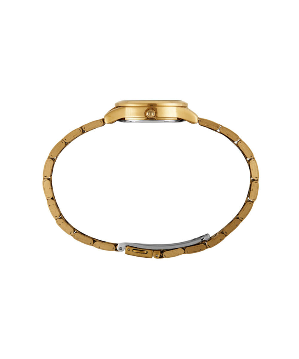 kit relógio feminino mondaine analógico 99916lpmkde1k1 dourado