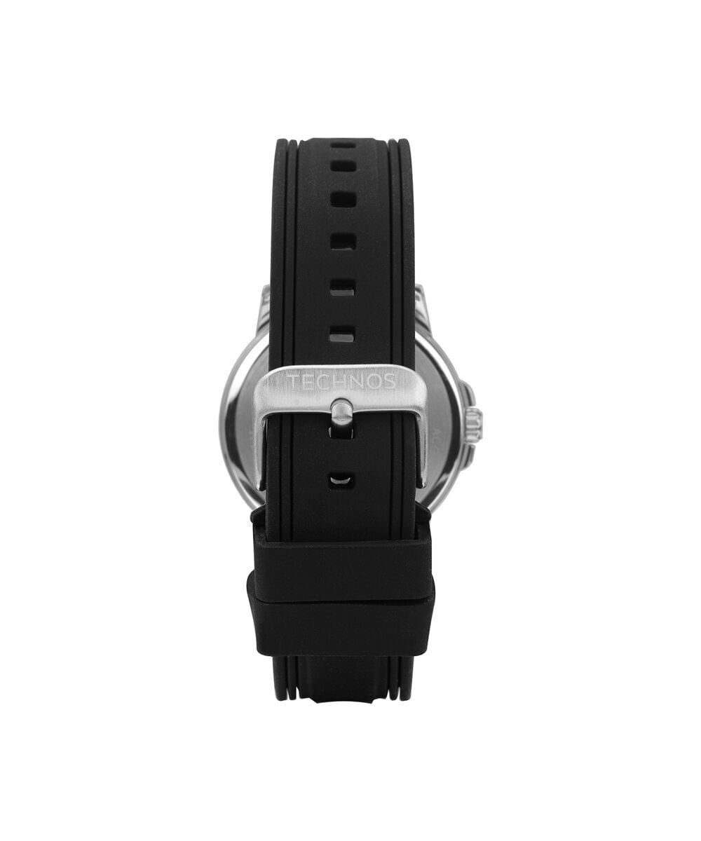 kit relógio masculino technos analógico 2115udx k2p prateado