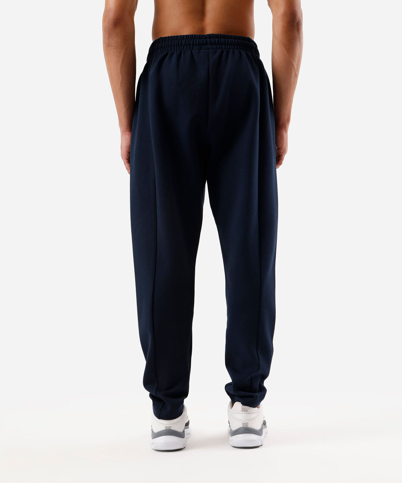 calça slim masculina de moletom azul