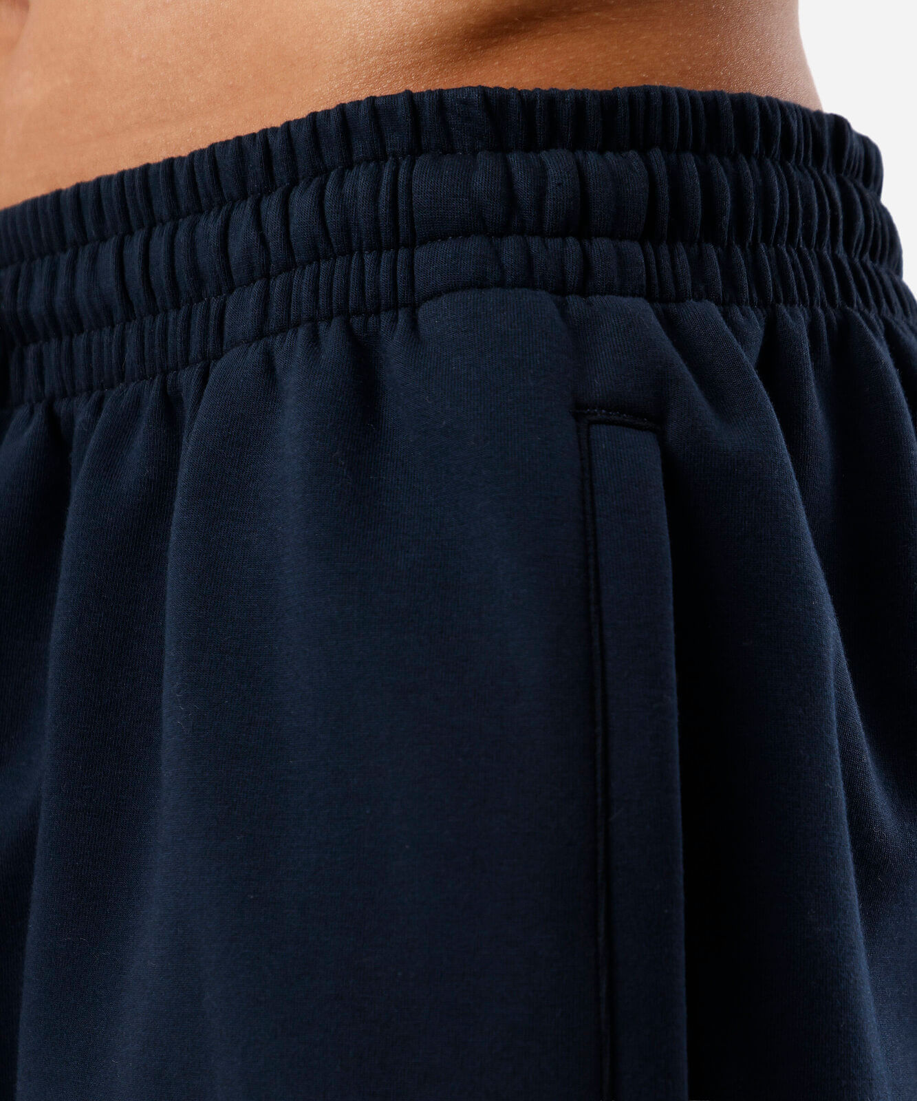 calça slim masculina de moletom azul