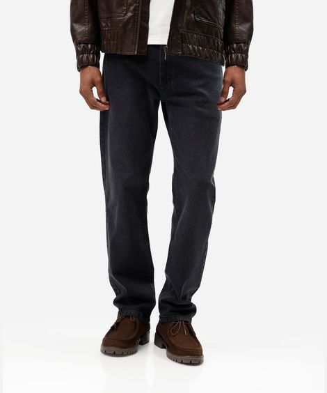calça slim masculina jeans preta