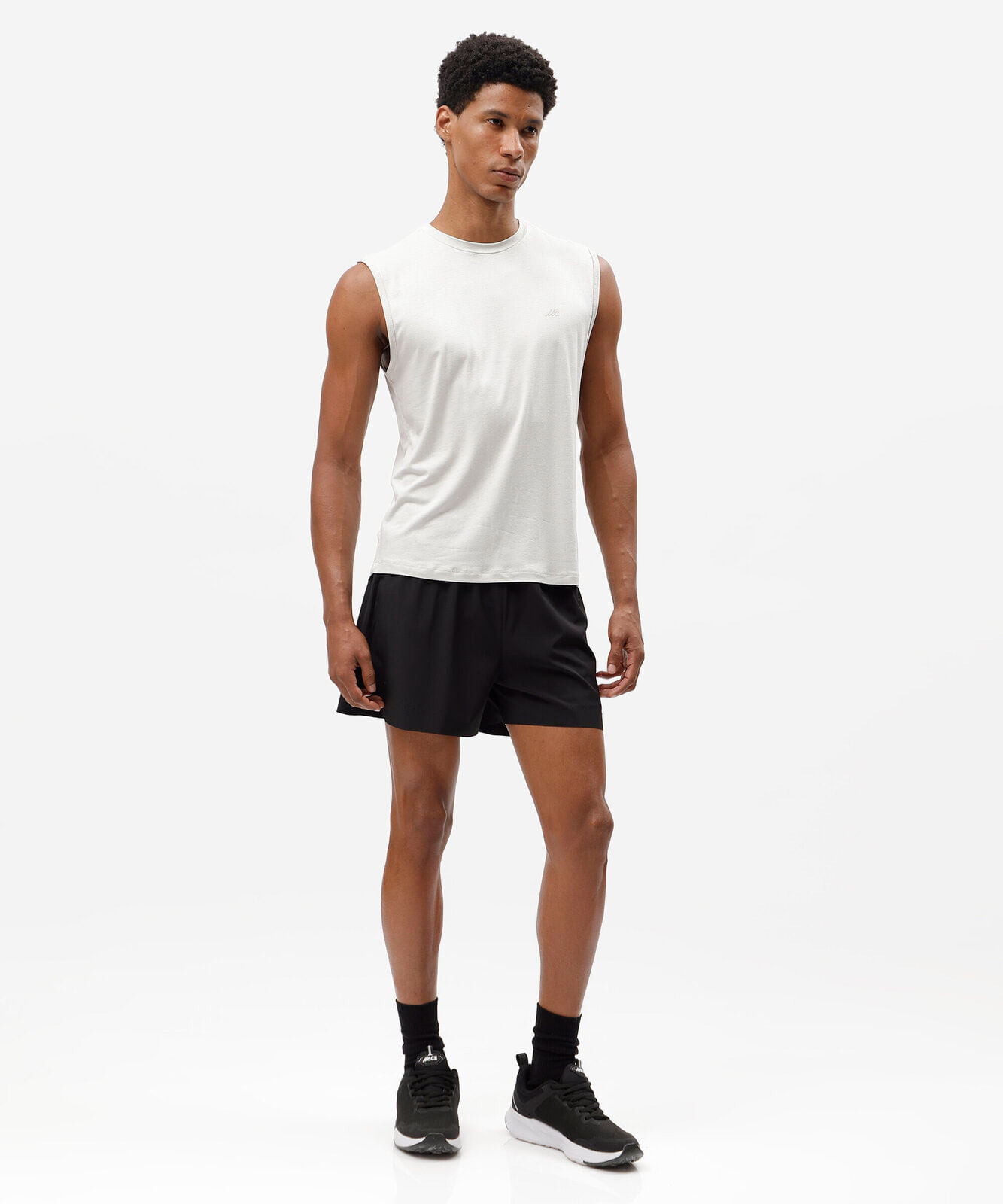 regata muscle masculina esportiva ultra soft cinza