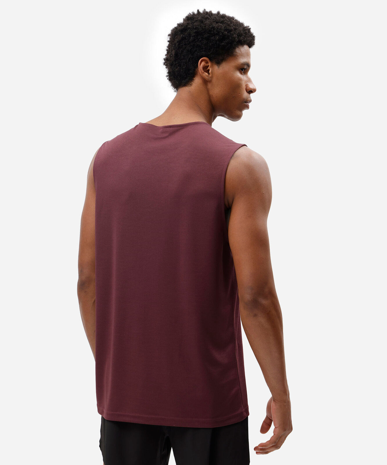 regata machão esportiva masculina estampada vinho