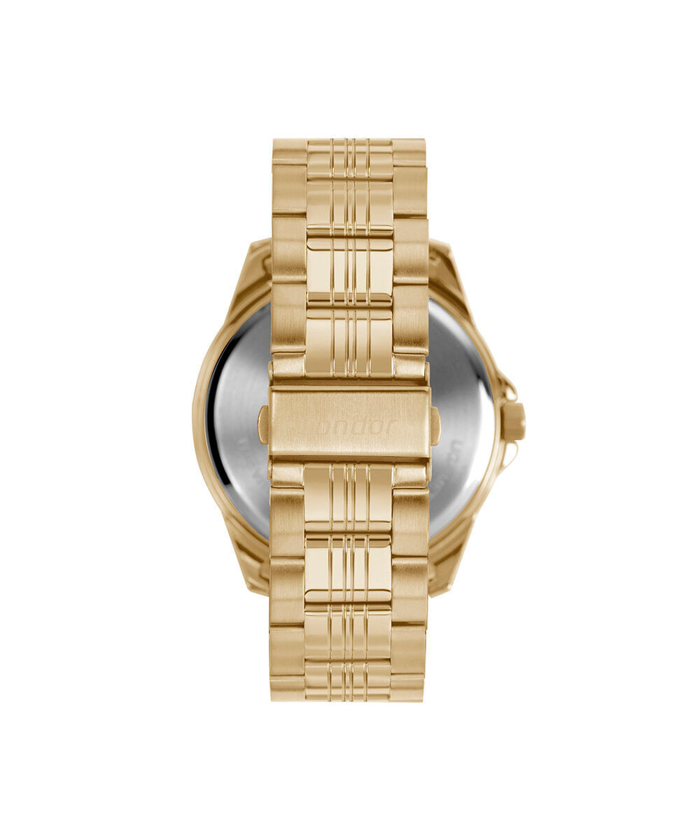 kit relógio masculino condor analógico calendário co2115ncl k4p dourado