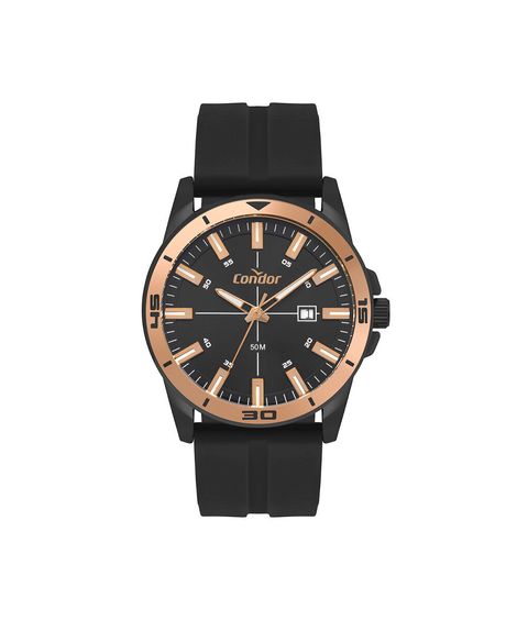 kit relógio masculino condor analógico co2117ca k5p preto