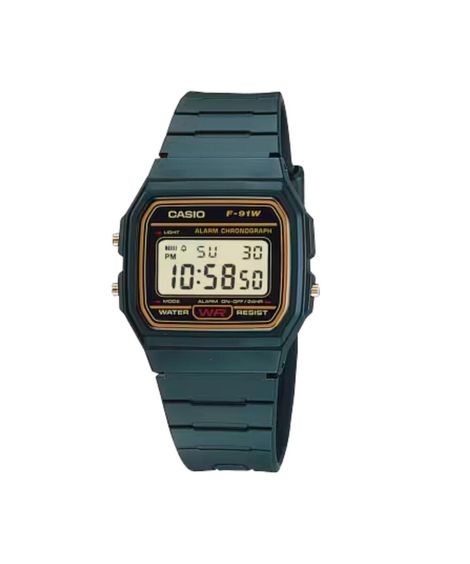 relógio masculino casio digital f 91wg 9qdf sc preto