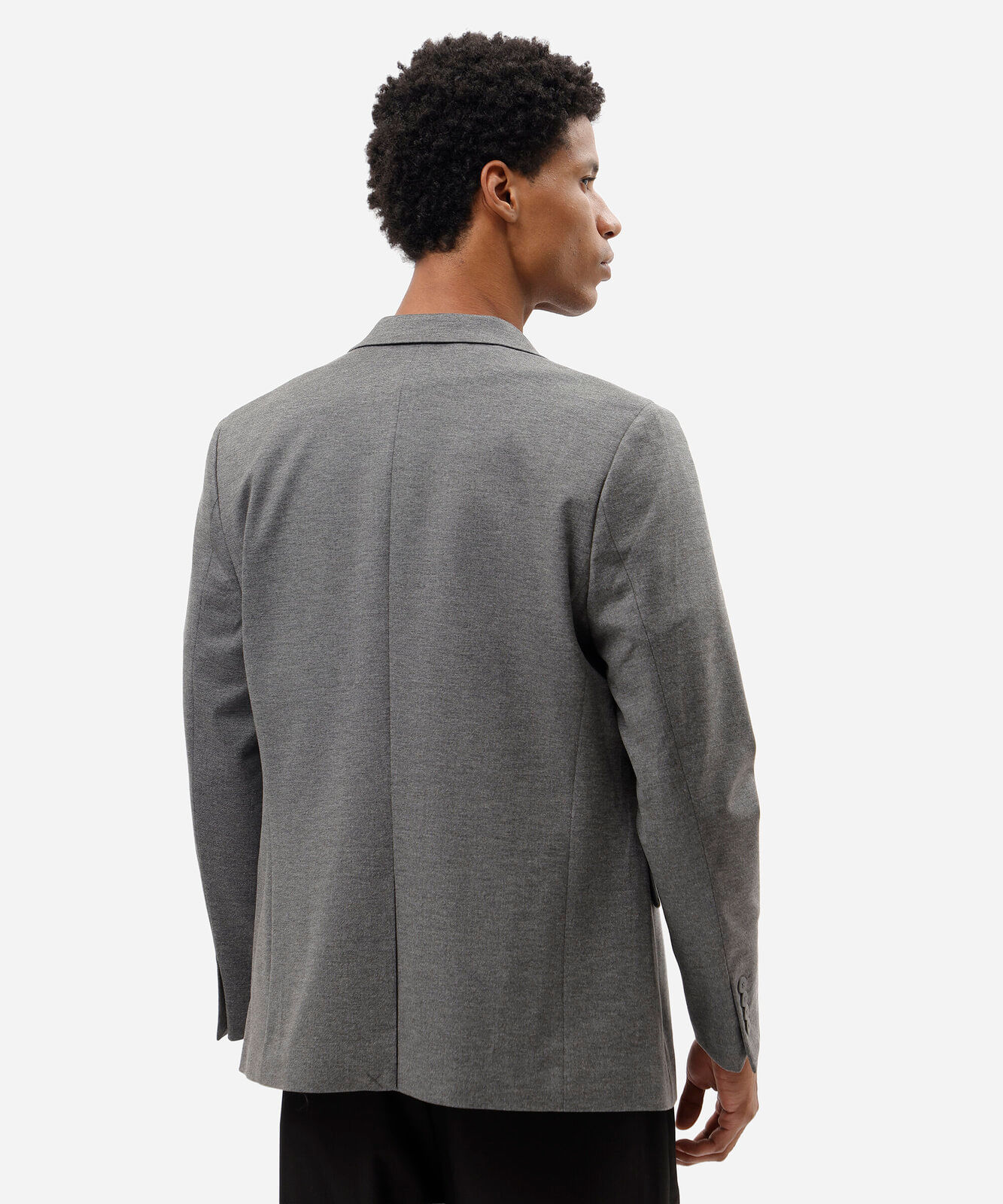 blazer de alfaiataria masculino cinza