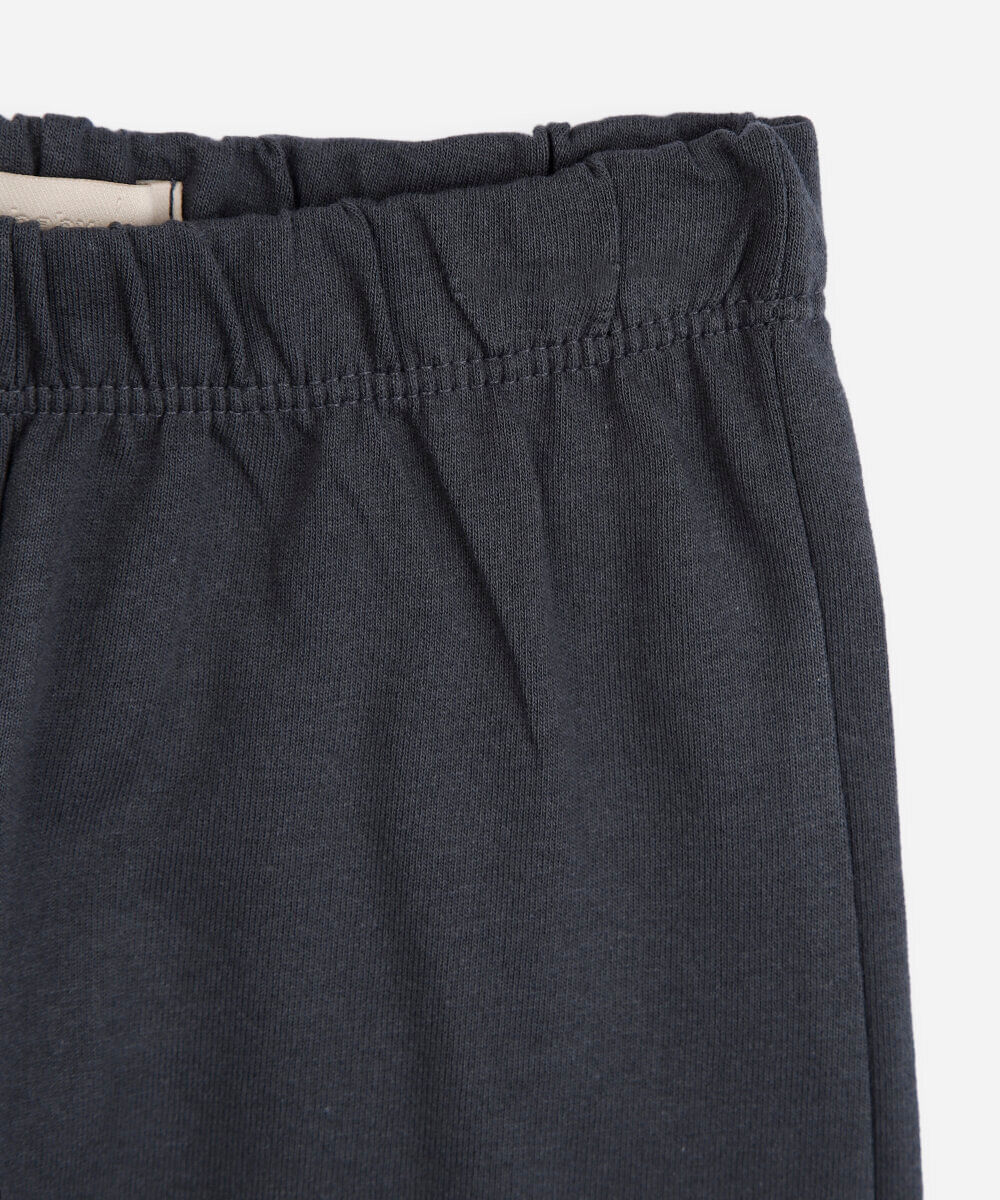 conjunto curto infantil de algodão estampado bege