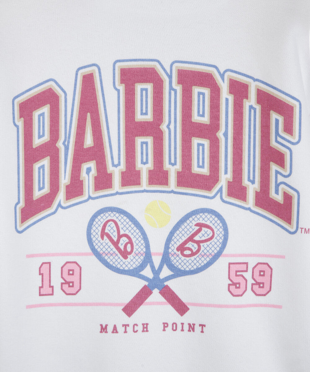 conjunto longo infantil com algodão barbie off white