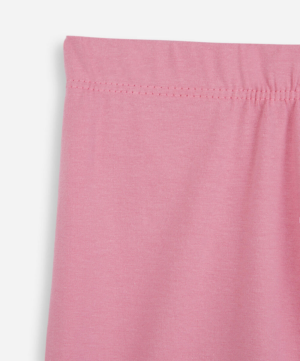 conjunto longo infantil com algodão barbie off white