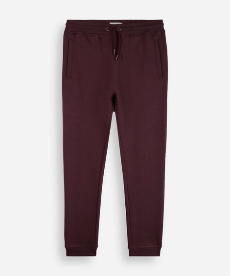 calça jogger infantil de moletom vinho