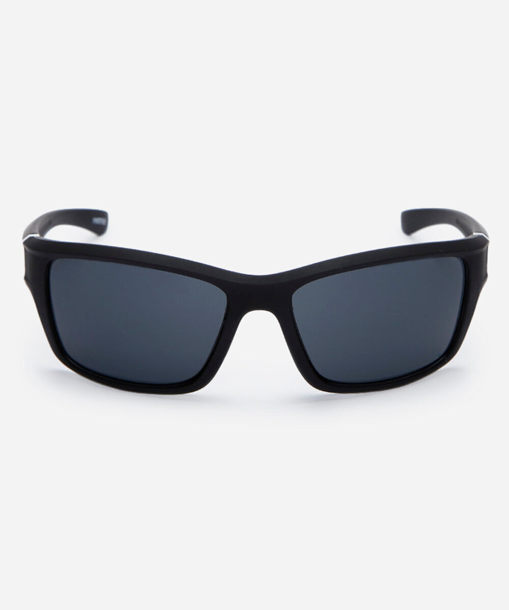 óculos de sol esportivo masculino de acetato preto