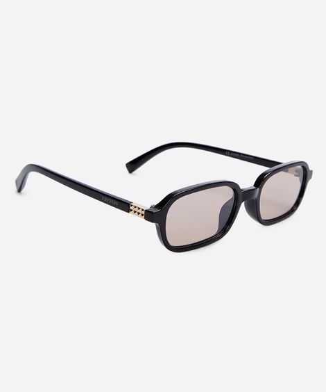 óculos de sol feminino quadrado de acetato tartaruga triton marrom