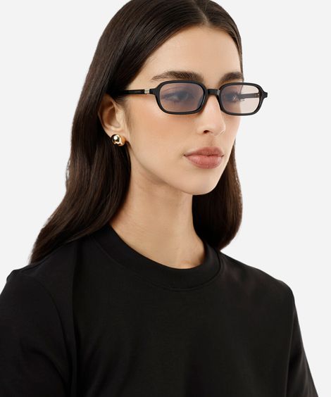 óculos de sol feminino quadrado de acetato tartaruga triton marrom