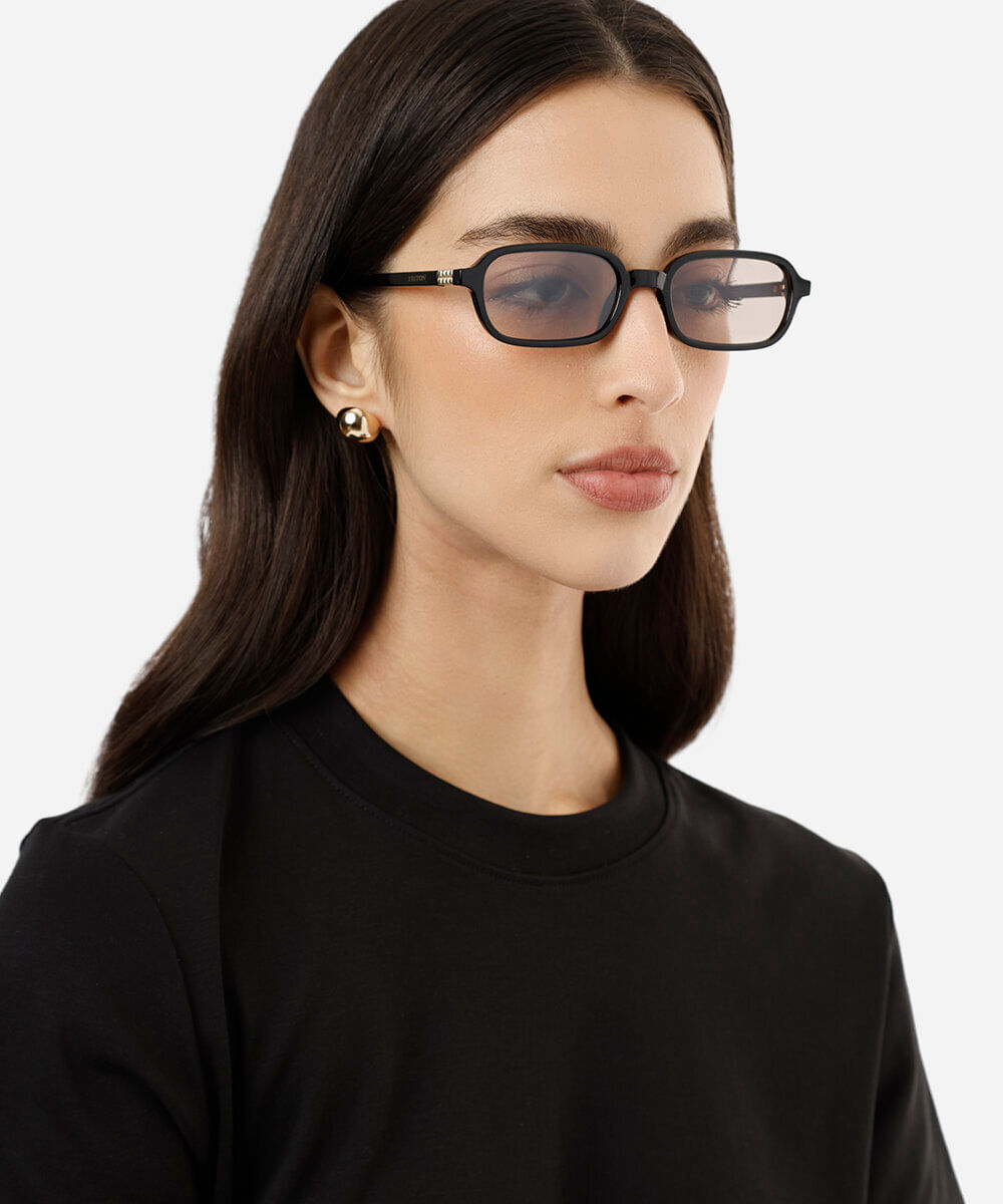 óculos de sol feminino quadrado de acetato tartaruga triton marrom