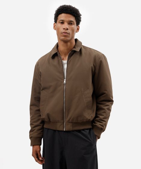 jaqueta bomber masculina marrom