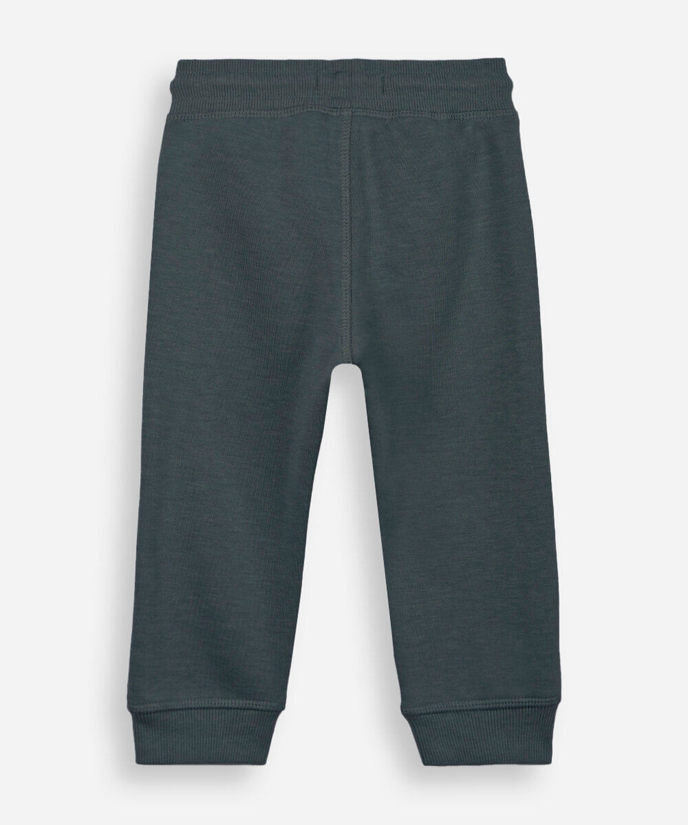 calça de moletom infantil com cordão azul