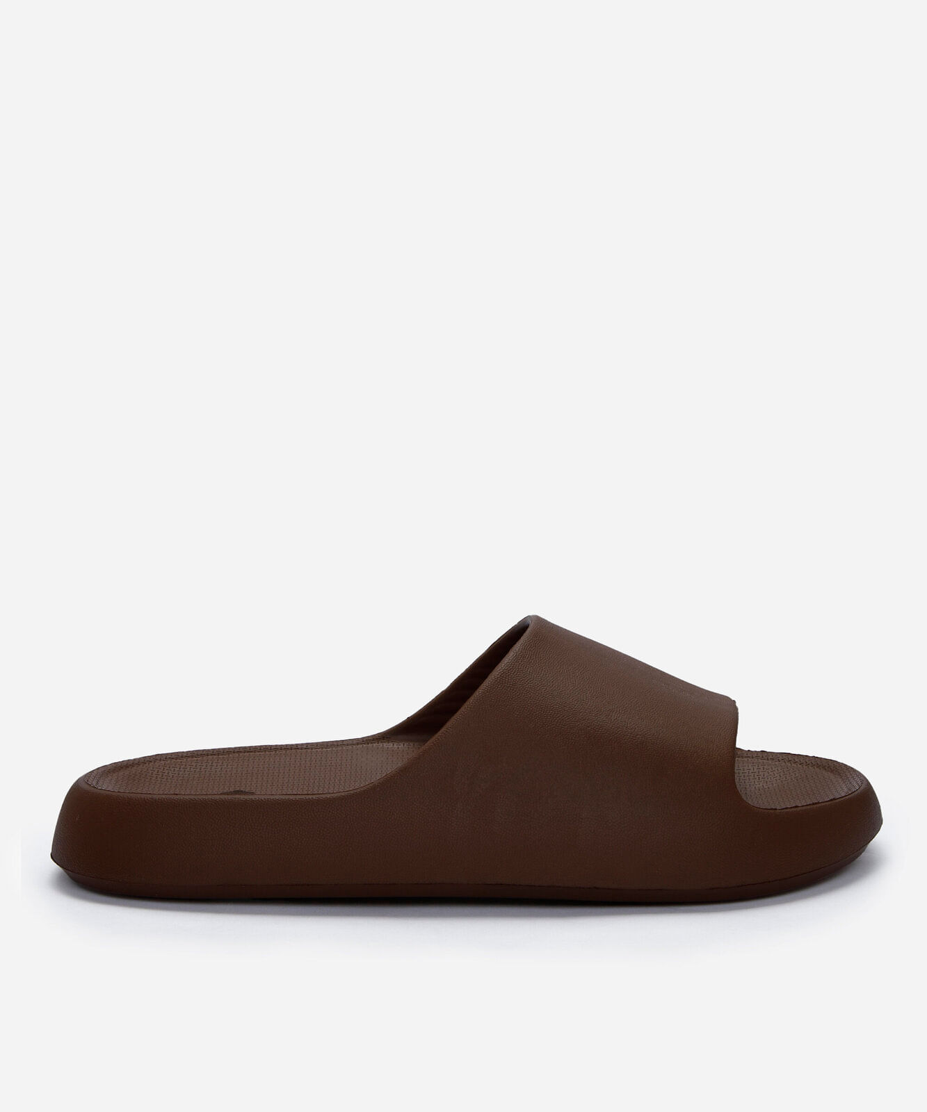 chinelo slide nuvem marrom