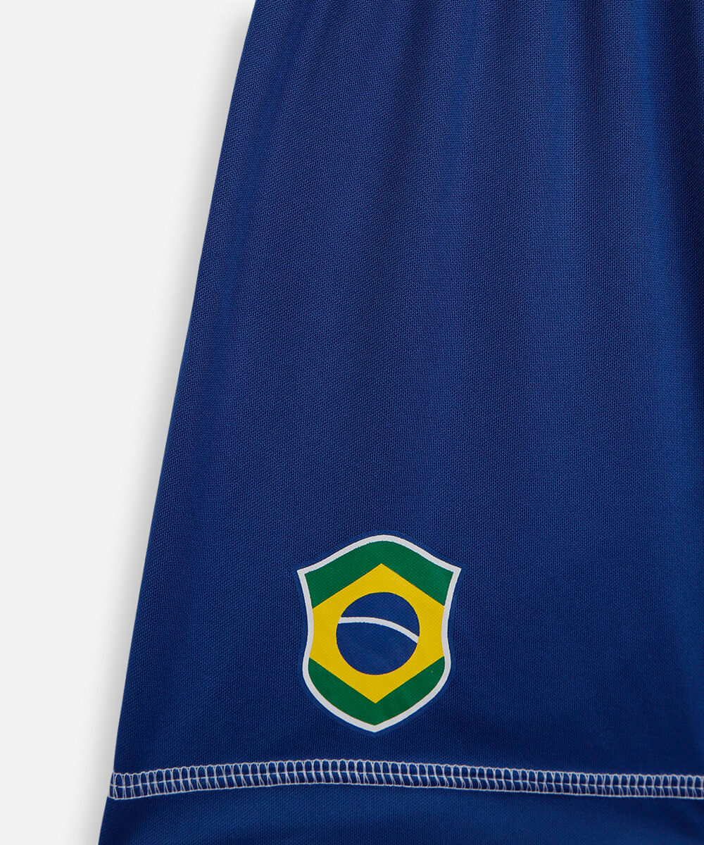 conjunto curto infantil brasil colorido