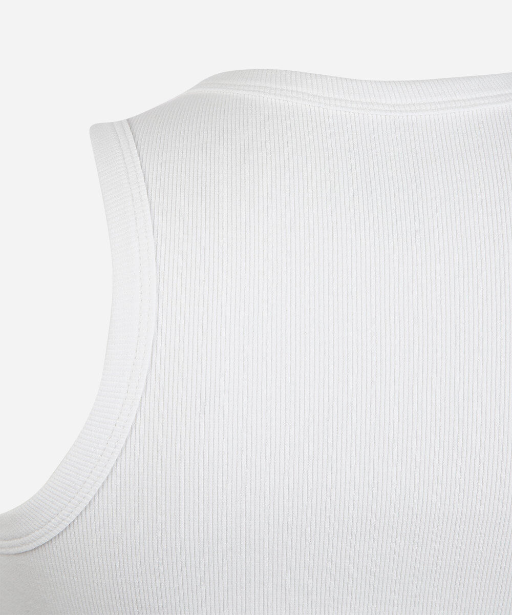 regata feminina de algodão com bordado brasil plus size off white