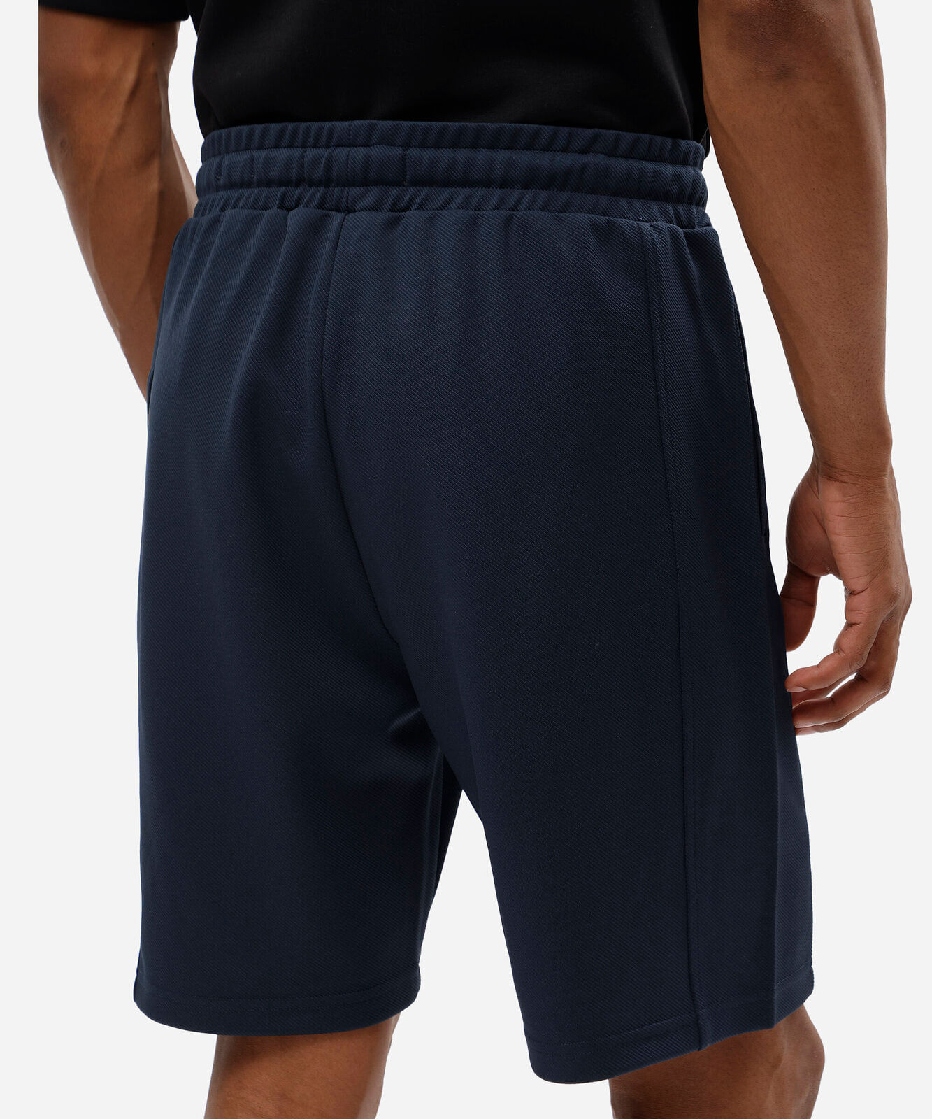 bermuda masculina  cós elástico azul