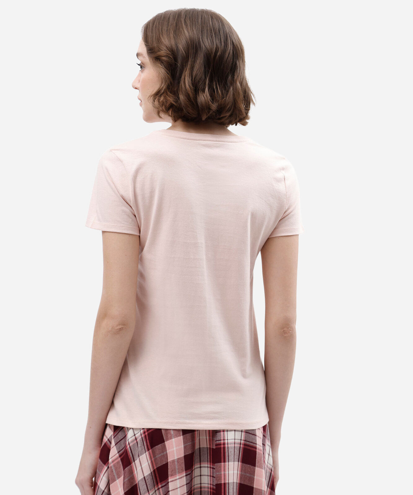 camiseta feminina de algodão manga curta hello kitty rosa