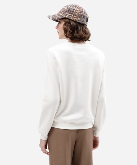 blusão feminino de moletom matisse off white