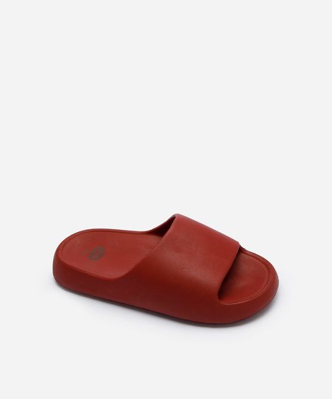 chinelo slide nuvem  vermelho
