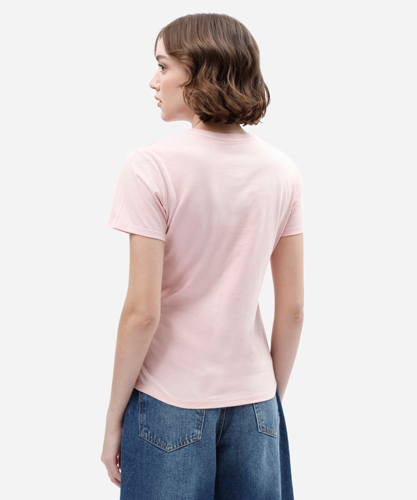 camiseta feminina de algodão manga curta keroppi rosa