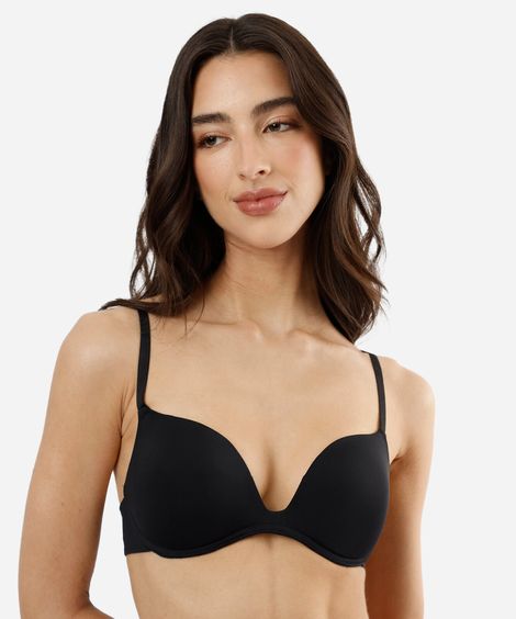 sutiã push up feminino preto