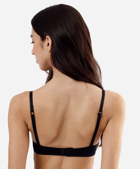 sutiã push up feminino preto