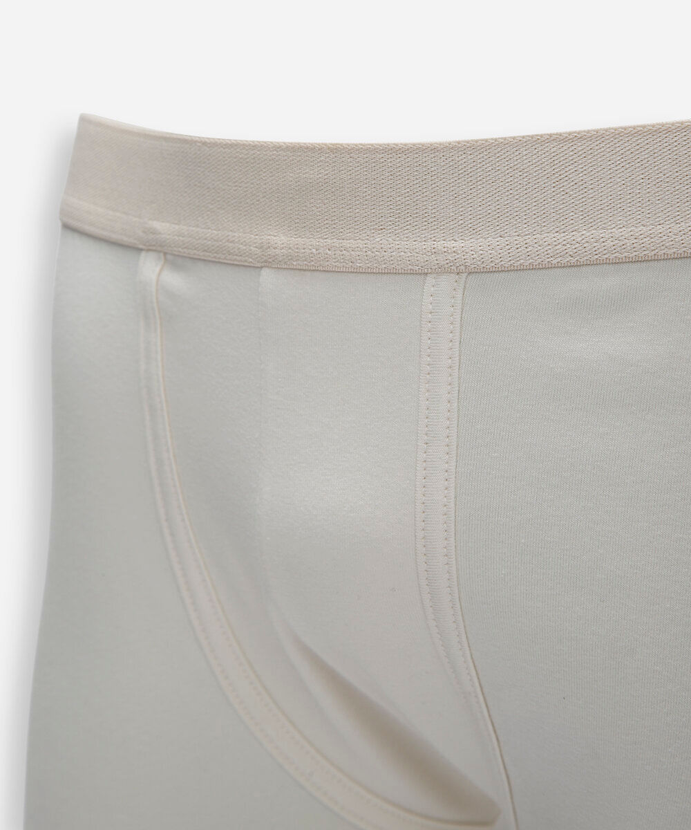 cueca boxer masculina de algodão off white