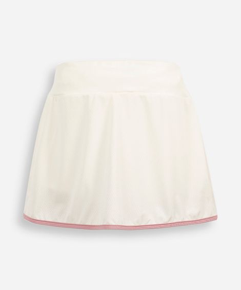 saia curta infantil esportiva off white