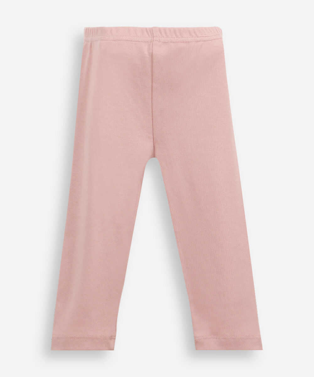 conjunto longo infantil com capuz rosa