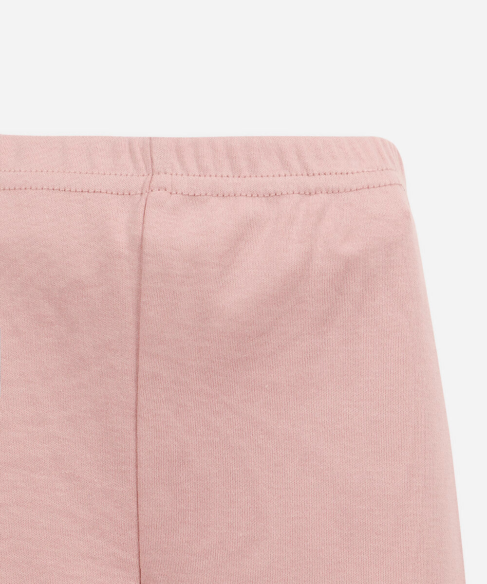 conjunto longo infantil com capuz rosa