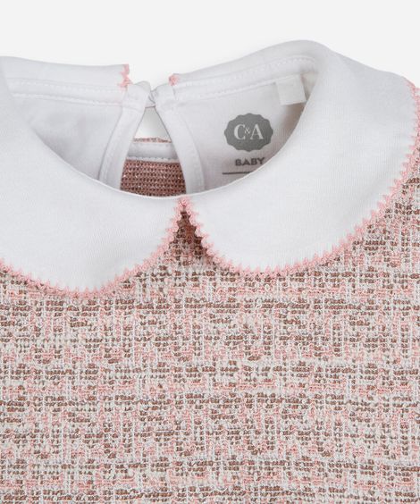 conjunto longo infantil salopete e blusa colorido