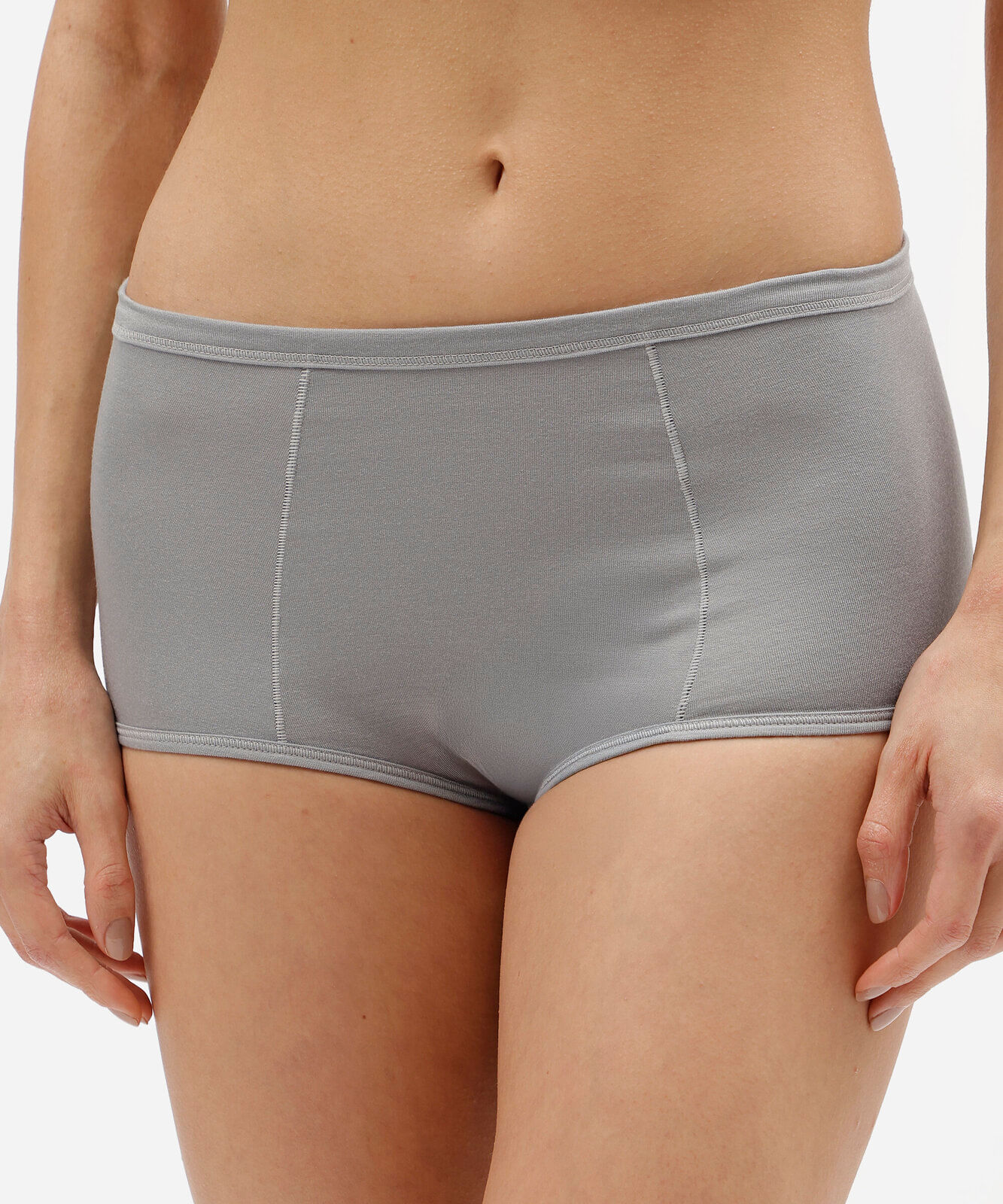 kit de 2 calcinhas boyshort feminina de modal colorido