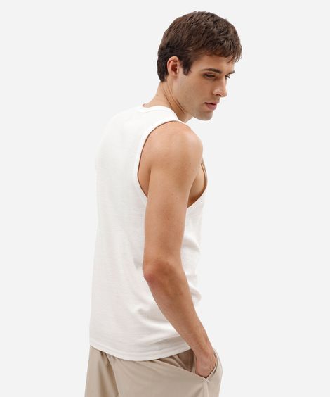 regata masculina canelada off white