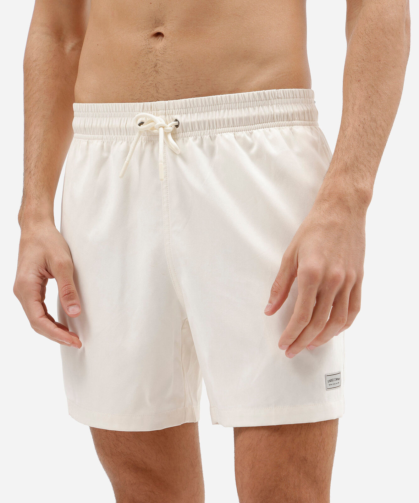 bermuda de suede com bolsos off white