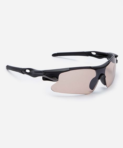 óculos de sol esportivo unissex de acetato marrom