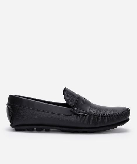 mocassim com recorte oneself preto