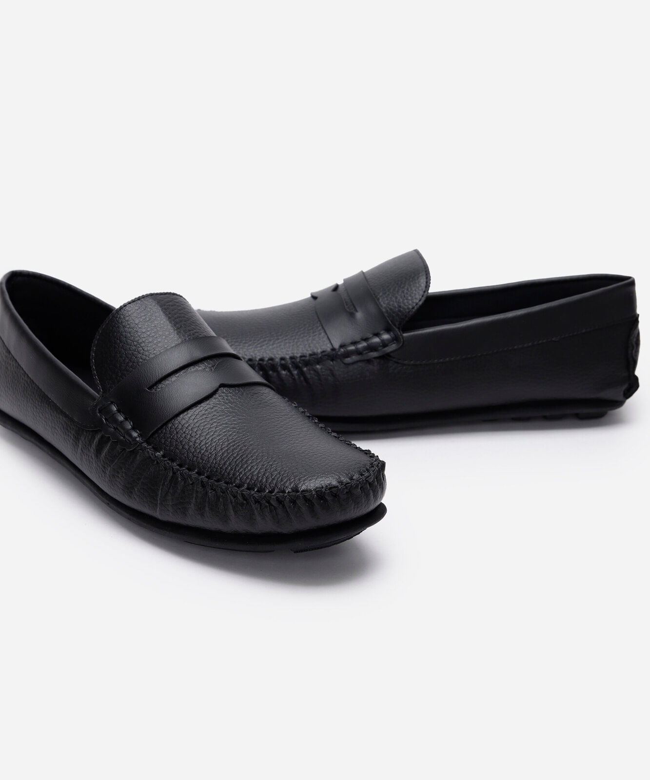 mocassim com recorte oneself preto